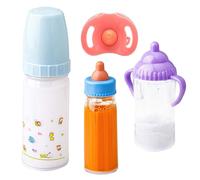 Ensemble de biberons de - Biberon factice pour bébé au lait, 3 pièces d'allaitement portable | Faire semblant de jouer aux bouteilles magiques pour bouteilles de jus, disparition et jo