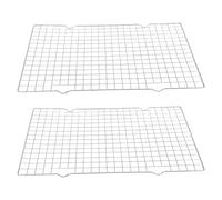Ensemble de bicarbonate de soude professionnel en acier résistant à l'épreuve du four étagère de refroidissement pour barbecue et refroidissement des aliments Cuisson professionnelle pour biscuits