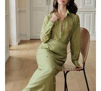 Ensemble de bijoux à la mode pour femmes au printemps avec perles et décorations de strass L,M,S,XLUnicoloreOrganza