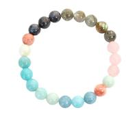 Ensemble De Bijoux Avec 108 Bracelets Et Colliers De Perles Mala Pour Femmes Et Hommes, Bracelet De Perles D'Amazonite Et De Labradorite, Collier Long Avec Pompon Noué À La Main, Bijoux Spirituels