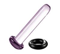 Ensemble de bijoux de piercing en verre de 1,6 x 2,5 mm, bouchons d'étirement d'oreille polis et lisses pour un ajustement confortable, accessoires coniques de mode pour un usage, bijoux de