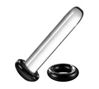 Ensemble de bijoux de piercing en verre de 1,6 x 2,5 mm, bouchons d'étirement d'oreille polis et lisses pour un ajustement confortable, accessoires coniques de mode pour un usage, bijoux de