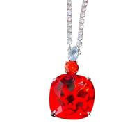 Ensemble de bijoux imitation rubis percé pour soirée, alliance, cadeau, Ring