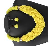 Ensemble de bijoux polyvalents avec collier de perles et boucles d'oreilles pour un usage quotidien et des occasions spéciales, taille unique, Comme décrit, Comme décrit.