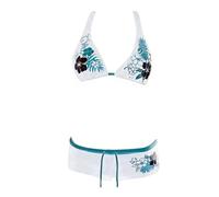 Ensemble de bikini 2 pièces Y2k dos nu pour femmes, maillot de bain sexy, ensembles de plage, tenues d'été mignonnes pour sorties, vacances 2025, années 2000, blanc, Taille S