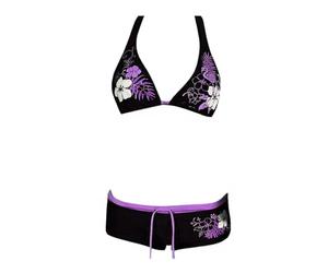 Ensemble de bikini 2 pièces Y2k dos nu pour femmes, maillot de bain sexy, ensembles de plage, tenues d'été mignonnes pour sorties, vacances 2025, années 2000, violet, Taille S