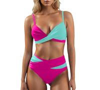 Ensemble De Bikini Femmes Deux Pièces Haut Et Bas Sexy Bikini Set Haut Et Triangle Mode Maillot Triangle Réglable Bra Push Up Mince Beachwear Swimwear Été De Protection Solaire