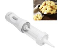 Ensemble de -biscuits, emporte-pièce électrique coupable à biscuits en acier inoxydable avec 12 disques et 4 buses pour la cuisson des biscuits et décoration de gâteaux de