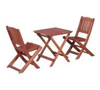 vidaXL Ensemble de Bistro 3 pcs pour Enfants Bois d'Eucalyptus Massif Meuble
