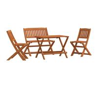 Ensemble de Bistro 3 pcs pour enfants Bois d'Eucalyptus Massif Meuble vidaXL