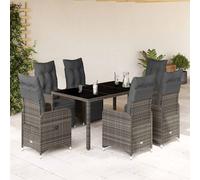 Ensemble de Bistro de Jardin avec Coussins Mobilier Résine Tressée vidaXL