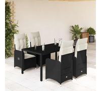 Ensemble de Bistro de Jardin avec Coussins Mobilier Résine Tressée vidaXL