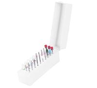 Ensemble de bits de forage à ongles de 30 pcs, bits de déménagement en céramique en acier en céramique outil de soins aux ongles professionnels avec boîte de rangement pour