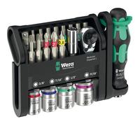 Wera Set d'embouts de vissage Tool-Check Modular Imperial 1 – 21 pièces, Poignée Kraftform 815/1
