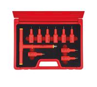 Ensemble De Bits Étoiles Isolés Laser 1/2"D 10 Pièces 8560
