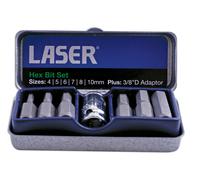 Ensemble De Bits Hexagonaux 7Pc Laser 0593