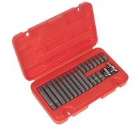 Ensemble De Bits Ribe Sealey SX105 22 Pièces 3/8" Et 1/2" Carré