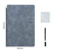 Ensemble De Bloc-Notes En Cuir Réutilisable Pour Tableau Blanc,Stylo Effaçable,Gril,Licence Hebdomadaire,Portable,Bureau,1 Pièce - Type Grey-23*17 Pouces