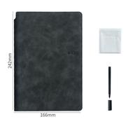 Ensemble De Bloc-Notes En Cuir Réutilisable Pour Tableau Blanc,Stylo Effaçable,Gril,Licence Hebdomadaire,Portable,Bureau,1 Pièce - Type Black-23*17 Pouces