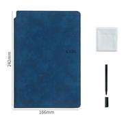 Ensemble De Bloc-Notes En Cuir Réutilisable Pour Tableau Blanc,Stylo Effaçable,Gril,Licence Hebdomadaire,Portable,Bureau,1 Pièce - Type Blue-23*17 Pouces