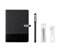 Ensemble de bloc-notes intelligent, portable et réutilisable, en temps réel, numérisation et dessin, compatible Bluetooth, pour étudiants, enseignants (stylo intelligent + papier)