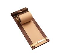 Ensemble de bloc-notes rétro en bois avec coupe-papier intégré, bloc-notes rechargeable à suspendre pour notes, journal, tableau mémo mural