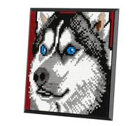 Ensemble de Blocs de Construction Chien, 3623 Pièces Micro Pixel Art Muraux en Forme d'animal Chien, Diamant Décoration Murale Unique ou Affichage de Table, Jouets Cadeaux pour Hommes et Femmes