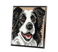 Ensemble de Blocs de Construction Chien, 3623 Pièces Micro Pixel Art Muraux en Forme d'animal Chien, Diamant Décoration Murale Unique ou Affichage de Table, Jouets Cadeaux pour Hommes et Femmes