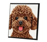 Ensemble de Blocs de Construction Chien, 3623 Pièces Micro Pixel Art Muraux en Forme d'animal Chien, Diamant Décoration Murale Unique ou Affichage de Table, Jouets Cadeaux pour Hommes et Femmes