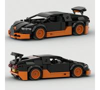 Ensemble de blocs de construction classiques noir/rose/rouge pour adultes, jouet de voiture/voiture de sport à construire soi-même, série de coupes de champions de la technologie de la ville, convient