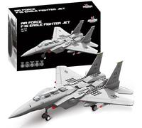 Ensemble de Blocs de Construction d'Avion de Chasse F-15 - 227 Pièces