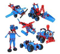 Ensemble De Blocs De Construction Éducatifs, Nouveauté Multifonctionnelle, Rangement Pratique, Jouet Puzzle Pour La Maternelle, 143 Pièces