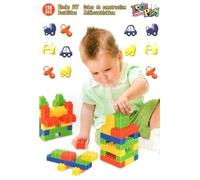 Ensemble de blocs de construction Let's Play - Set 4 - Bleu - Multicolore - Mixte