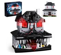 Ensemble de blocs de construction Monster House, film de maison hantée d'horreur, jouets créatifs, décoration cadeau d'Halloween pour garçons et filles adultes (750 pièces) 750 pièces