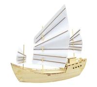 Ensemble de blocs de construction - Puzzle éducatif et scientifique - En bois - 20,6 x 3,5 x 1,38 cm - Kit de modèle de bateau en bois pour , jouets d'assemblage parent-enfant pour garçons