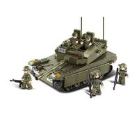 Ensemble de blocs de construction Sluban Merkava Tank 344 pi ces