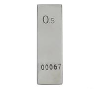 Ensemble de blocs de jauge d'outils de mesure, haute dureté HRC64 en acier standard, jauge d'épaisseur métrique pour métrologie dimensionnelle et kit d'inspection d'atelier (0,5)