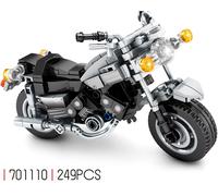 Ensemble De Blocs De Moto Pour Course Tout-Terrain, Modèle De Véhicule, Briques De Construction, Champions De Vitesse, Moto De Ville Sportive, Haute Technologie