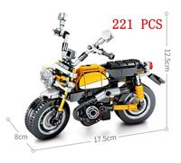 Ensemble De Blocs De Moto Pour Course Tout-Terrain, Modèle De Véhicule, Briques De Construction, Champions De Vitesse, Moto De Ville Sportive, Haute Technologie