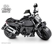 Ensemble De Blocs De Moto Pour Course Tout-Terrain, Modèle De Véhicule, Briques De Construction, Champions De Vitesse, Moto De Ville Sportive, Haute Technologie