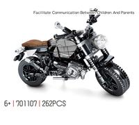Ensemble De Blocs De Moto Pour Course Tout-Terrain, Modèle De Véhicule, Briques De Construction, Champions De Vitesse, Moto De Ville Sportive, Haute Technologie