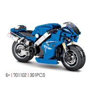 Ensemble De Blocs De Moto Pour Course Tout-Terrain, Modèle De Véhicule, Briques De Construction, Champions De Vitesse, Moto De Ville Sportive, Haute Technologie
