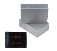 Ensemble de blocs de précision sans trous - Haute précision - 2,5 x 5,1 x 7,6 cm - Blocs de mise à niveau pour les tâches de meulage et de mise en page - Outil d'ingénierie