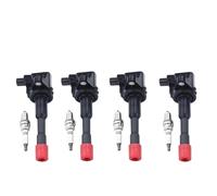 Ensemble de bobines d'allumage Bobine d'allumage et bougies pour Honda Civic 03-11 L4-1.3L derrière VII 00-06 Jazz II 01-08 CM11108