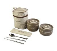 Ensemble de boîte à déjeuner isotherme conçu pour les adultes et les enfants, parfait pour l'école, le travail ou les aventures en plein air (B)