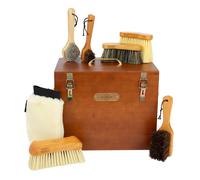 Ensemble de boîte de pansage Grooming Deluxe Marron TU