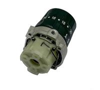 Ensemble de boîte de vitesses de 13 mm pour perceuse électrique au lithium et perceuse à glace, outil électrique à 16 dents compatible avec mandrin de perceuse de 13 mm, alliage d'aluminium et