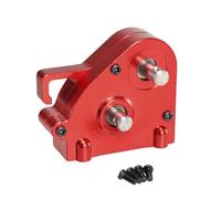 Ensemble de boîte Moyenne en métal Compatible avec Le modèle MN128 MN86 G500, pièces de Mise à Niveau, télécommande, Accessoires de Voiture sur chenilles RC, Jouets à l'échelle 1/12(Red)