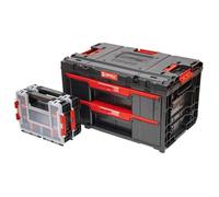 Ensemble de boîtes à outils - QBrick - QBRICK SYSTEM ONE DRAWER - Rouge - Modulaire - Robuste - Facile à transporter