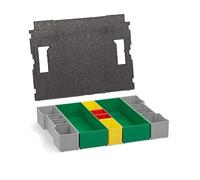 Ensemble de boîtes d'insertion génériques pour L-BOXX 102 | Inserts G3 avec coussin de couvercle | Boîtes de tri pour petites pièces